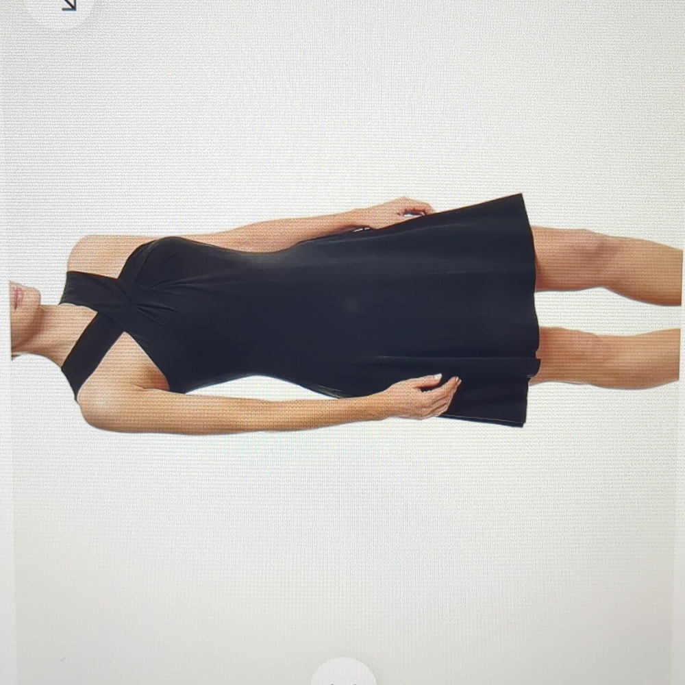 MICHAEL Michael Kors Halter Cross-Over Neck Dress sz10 NWT